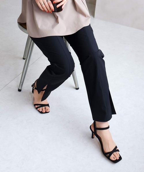 NYLAUS（ナイラス）の「【SG】スリット入りラッシュガード ロングパンツ ストレートパンツ 水陸両用 UVカット（その他パンツ・レディース・ブラック・M/L）」の7枚目の写真