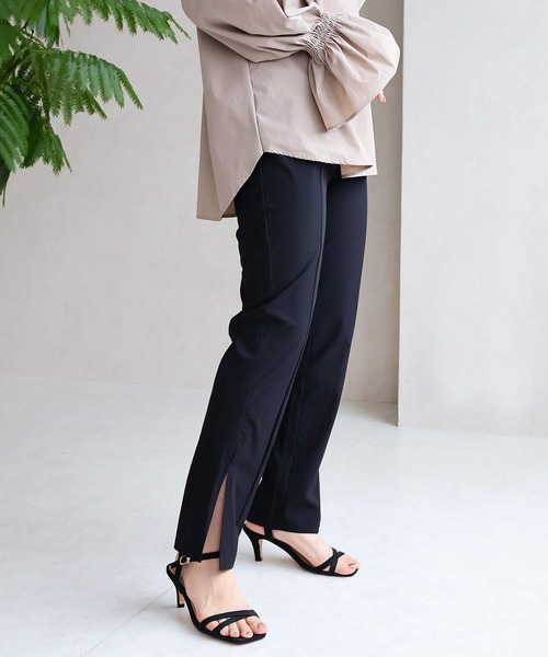 NYLAUS（ナイラス）の「【SG】スリット入りラッシュガード ロングパンツ ストレートパンツ 水陸両用 UVカット（その他パンツ・レディース・ブラック・M/L）」の10枚目の写真