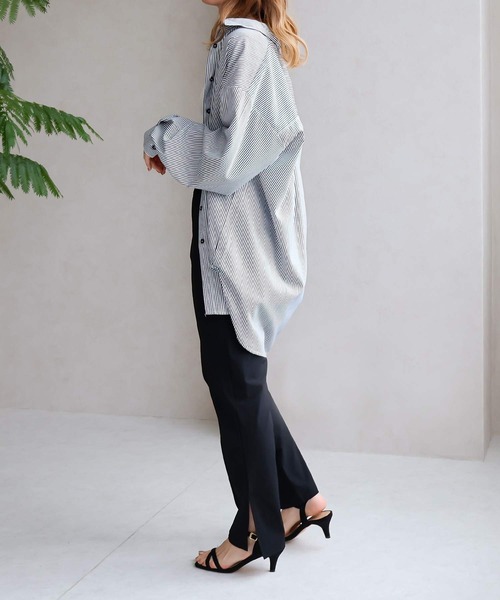 NYLAUS（ナイラス）の「【SG】スリット入りラッシュガード ロングパンツ ストレートパンツ 水陸両用 UVカット（その他パンツ・レディース・ブラック・M/L）」の14枚目の写真