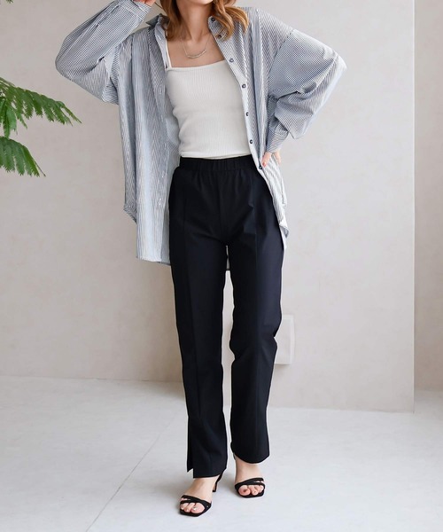 NYLAUS（ナイラス）の「【SG】スリット入りラッシュガード ロングパンツ ストレートパンツ 水陸両用 UVカット（その他パンツ・レディース・ブラック・M/L）」の15枚目の写真