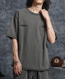 【セットアップ可能】ミニ裏毛 アップリケ Tシャツ / Mini Fleece Applique T-Shirt