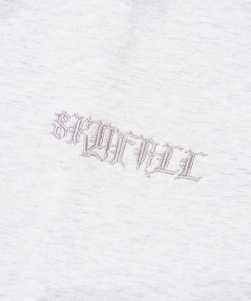 1111clothing(ワンフォークロージング)の「【セットアップ可能】ミニ裏毛 アップリケ Tシャツ / Mini Fleece Applique T-Shirt(Tシャツ/カットソー・メンズ・アッシュ/ブラック・XL/L/M)」の7枚目の写真