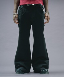 ANDER HUNK（アンダーハンク）の「Studs Design Rigid Flare Denim / スタッズデザインリジットフレアデニム（デニムパンツ）」