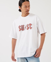 【SIDEWAY STANCE】パロディ プリント 半袖Tシャツ