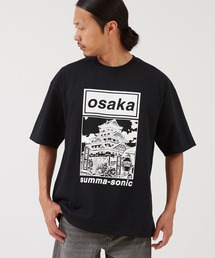 【SIDEWAY STANCE】パロディ プリント 半袖Tシャツ