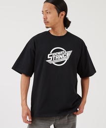 【SIDEWAY STANCE】パロディ プリント 半袖Tシャツ