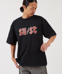 【SIDEWAY STANCE】パロディ プリント 半袖Tシャツ