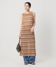 BEAUTY&YOUTH UNITED ARROWS | コットン メッシュ ボーダーワンピース(ワンピース)