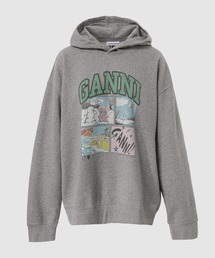 GANNI | Isoli Oversized Hoodie Bear Comic(パーカー)