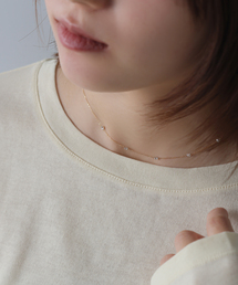 2.5パイプC型チョーカー K10（ネックレス）｜Lilas（リラ）の