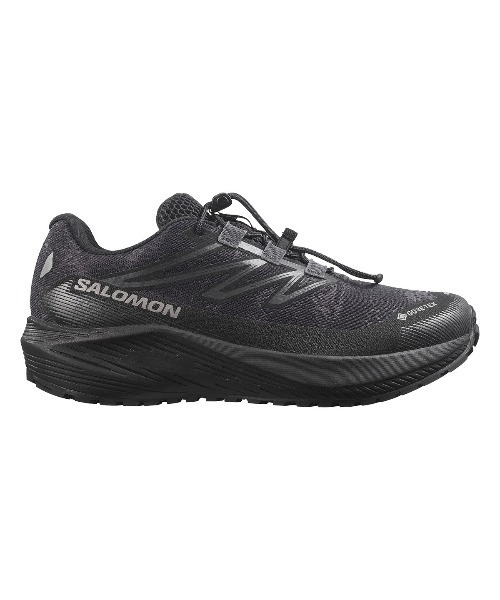 SALOMON(サロモン)の「SALOMON AERO FLOW GRVL GORE-TEX(サロモン エアロ フロー グラベル ゴアテックス)(スニーカー・レディース・ブラック系・24.5cm/23.5cm)」の1枚目の写真