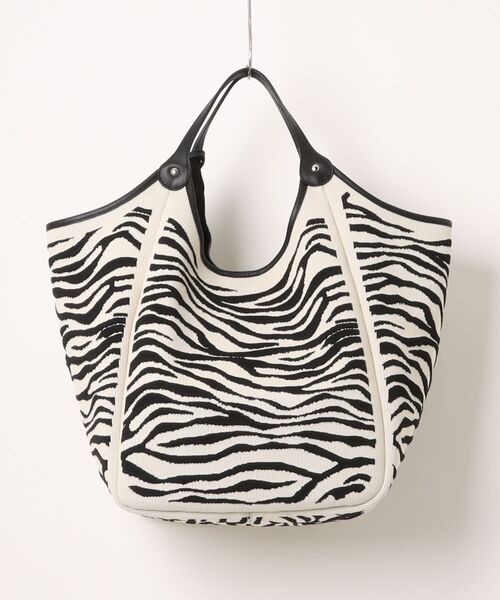 Scrap Book（スクラップブック）の「【MARCO MASI】ゼブラトート（トートバッグ・レディース・ホワイト系その他・FREE）」の2枚目の写真