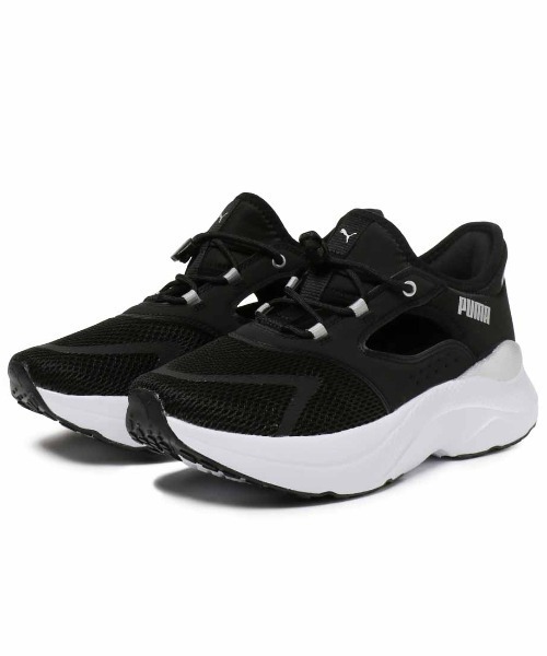 PUMA（プーマ）の「プーマ PUMA SOFTRIDE メイブ ミュール EASE IN（スニーカー・レディース・ブラック・23.5cm/24.0cm/24.5cm/25.0cm/23.0cm）」の5枚目の写真