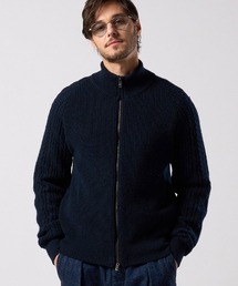 wjk | mcg3811- lomond×powder zip-up knit ジップカーディガン(6890 wn09j)(カーディガン/ボレロ)
