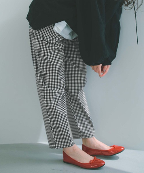 studio CLIP（スタディオクリップ）の「すっきりイージーテーパードパンツ[プチ・プラスサイズあり]（その他パンツ・レディース・その他2/モカ/ネイビー/その他1/ライトベージュ・PM/XXX-LARGE/XX-LARGE/PL/SMALL/MEDIUM/X-LARGE/LARGE）」の6枚目の写真