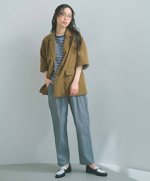 studio CLIP（スタディオクリップ）の「すっきりイージーテーパードパンツ[プチ・プラスサイズあり]（その他パンツ・レディース・その他2/モカ/ネイビー/その他1/ライトベージュ・PM/XXX-LARGE/XX-LARGE/PL/SMALL/MEDIUM/X-LARGE/LARGE）」の14枚目の写真