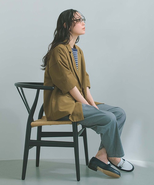 studio CLIP（スタディオクリップ）の「すっきりイージーテーパードパンツ[プチ・プラスサイズあり]（その他パンツ・レディース・その他2/モカ/ネイビー/その他1/ライトベージュ・PM/XXX-LARGE/XX-LARGE/PL/SMALL/MEDIUM/X-LARGE/LARGE）」の15枚目の写真