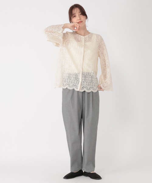 studio CLIP（スタディオクリップ）の「すっきりイージーテーパードパンツ[プチ・プラスサイズあり]（その他パンツ・レディース・その他2/モカ/ネイビー/その他1/ライトベージュ・PM/XXX-LARGE/XX-LARGE/PL/SMALL/MEDIUM/X-LARGE/LARGE）」の19枚目の写真