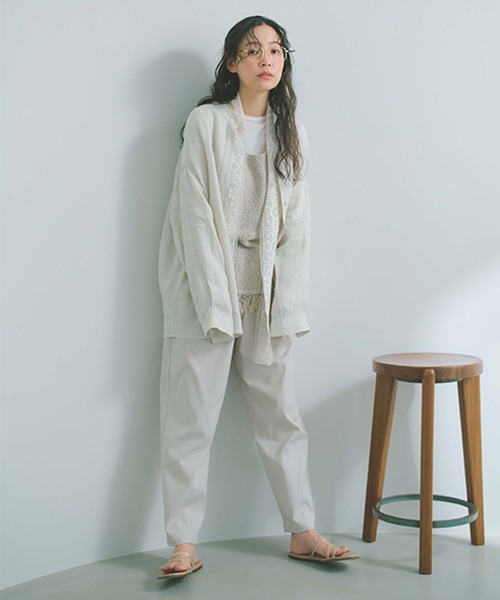 studio CLIP（スタディオクリップ）の「すっきりイージーテーパードパンツ[プチ・プラスサイズあり]（その他パンツ・レディース・その他2/モカ/ネイビー/その他1/ライトベージュ・PM/XXX-LARGE/XX-LARGE/PL/SMALL/MEDIUM/X-LARGE/LARGE）」の21枚目の写真