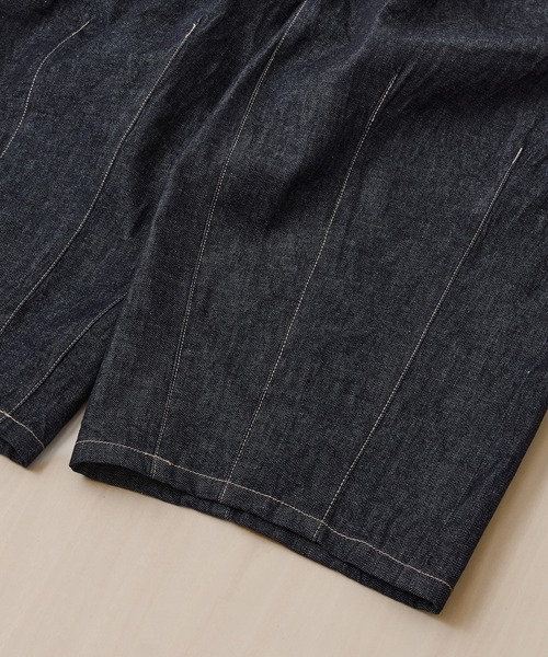 is-ness(イズネス)の「【is-ness/イズネス】5-Pocket Balloon Pants (Enzyme Wash)(デニムパンツ・メンズ・ダークインディゴブルー/ブルー・L/M)」の9枚目の写真
