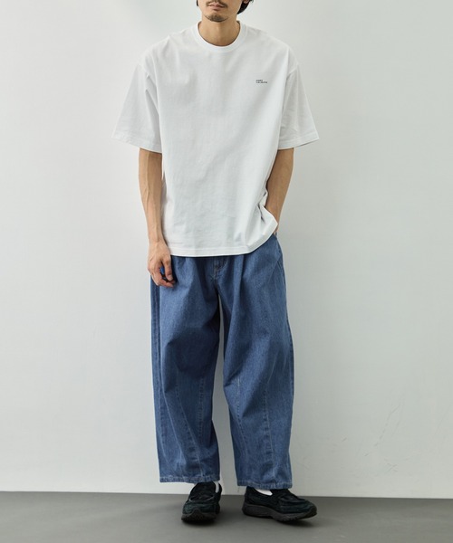 is-ness(イズネス)の「【is-ness/イズネス】5-Pocket Balloon Pants (Enzyme Wash)(デニムパンツ・メンズ・ダークインディゴブルー/ブルー・L/M)」の16枚目の写真