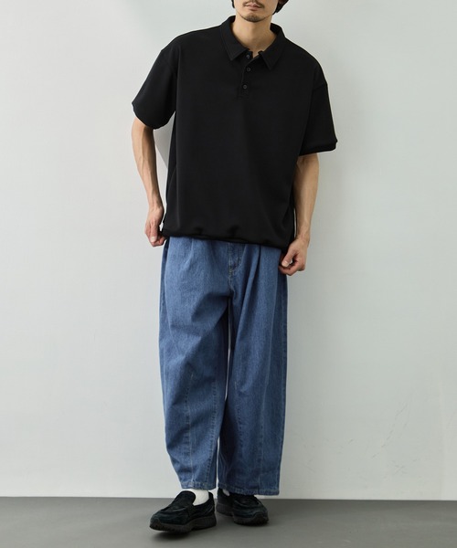 is-ness(イズネス)の「【is-ness/イズネス】5-Pocket Balloon Pants (Enzyme Wash)(デニムパンツ・メンズ・ダークインディゴブルー/ブルー・L/M)」の15枚目の写真