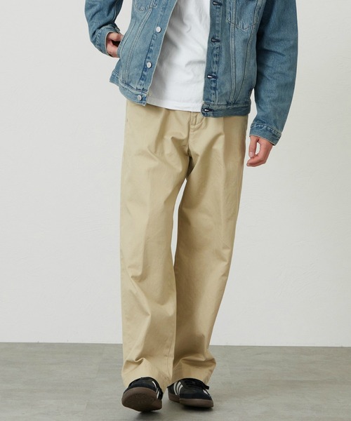 EDWIN(エドウィン)の「レギュラーストレート チノパンツ(チノパンツ・メンズ・ブラック/ベージュ/オリーブ・SMALL/MEDIUM/LARGE/X-LARGE)」の1枚目の写真