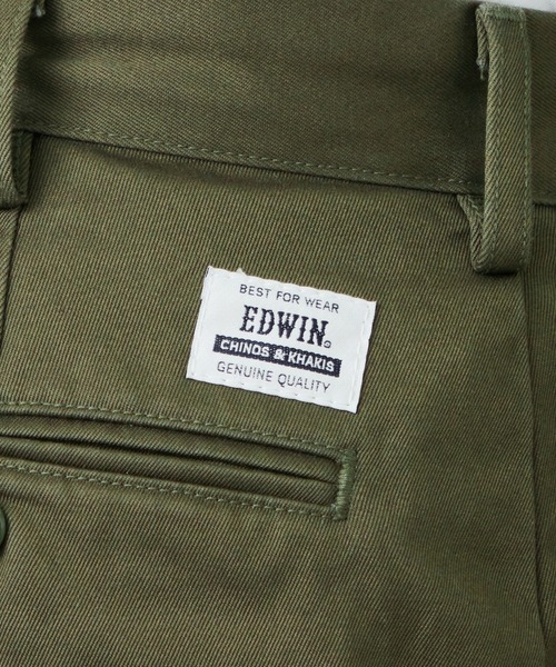 EDWIN(エドウィン)の「レギュラーストレート チノパンツ(チノパンツ・メンズ・ブラック/ベージュ/オリーブ・SMALL/MEDIUM/LARGE/X-LARGE)」の14枚目の写真
