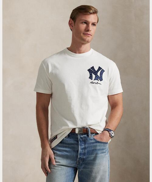 POLO RALPH LAUREN(ポロ ラルフ ローレン)の「Polo Ralph Lauren ヤンキース ジャージー Tシャツ(Tシャツ/カットソー・メンズ・ホワイト・M/L)」の8枚目の写真