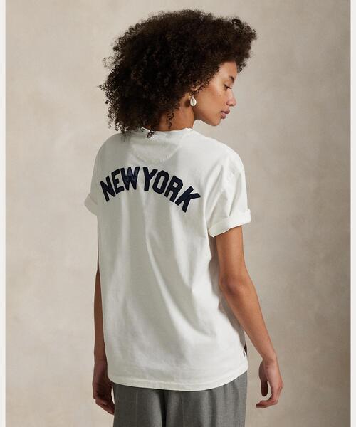 POLO RALPH LAUREN(ポロ ラルフ ローレン)の「Polo Ralph Lauren ヤンキース ジャージー Tシャツ(Tシャツ/カットソー・メンズ・ホワイト・M/L)」の5枚目の写真