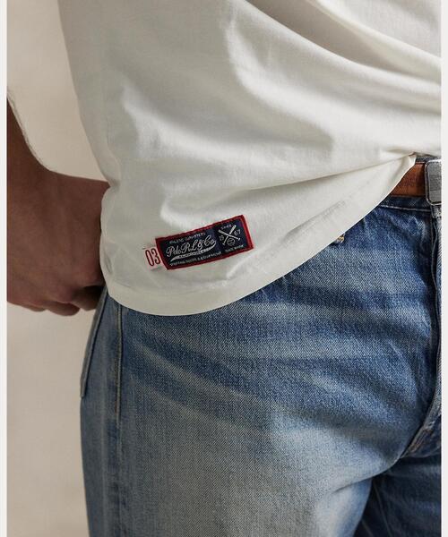 POLO RALPH LAUREN(ポロ ラルフ ローレン)の「Polo Ralph Lauren ヤンキース ジャージー Tシャツ(Tシャツ/カットソー・メンズ・ホワイト・M/L)」の4枚目の写真