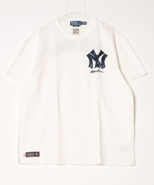 POLO RALPH LAUREN(ポロ ラルフ ローレン)の「Polo Ralph Lauren ヤンキース ジャージー Tシャツ(Tシャツ/カットソー・メンズ・ホワイト・M/L)」の3枚目の写真
