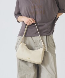 soeur | ●SOEUR/2WAYレザーハーフムーンショルダー/500mlペットボトル収納可(ショルダーバッグ)