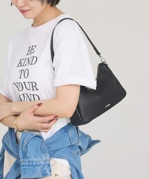 ●SOEUR/2WAYレザーハーフムーンショルダー/500mlペットボトル収納可
