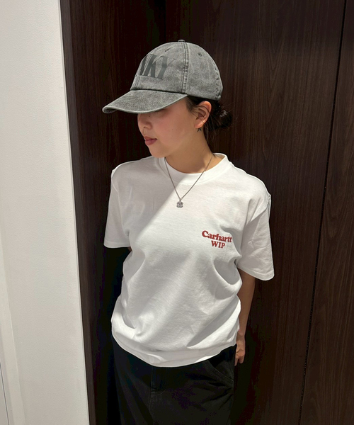 Carhartt WIP（カーハートダブリューアイピー）の「【CARHARTT WIP 】 W' S/S SPOILED T-SHIRT（Tシャツ/カットソー・レディース・ブラック/ホワイト・SMALL）」の5枚目の写真