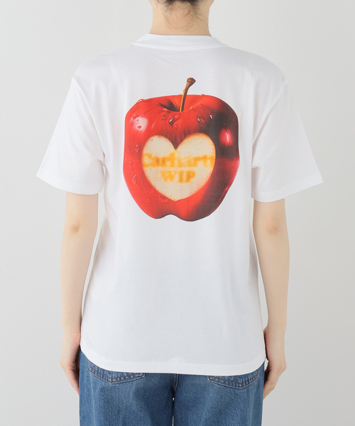 Carhartt WIP（カーハートダブリューアイピー）の「【CARHARTT WIP 】 W' S/S SPOILED T-SHIRT（Tシャツ/カットソー・レディース・ブラック/ホワイト・SMALL）」の9枚目の写真