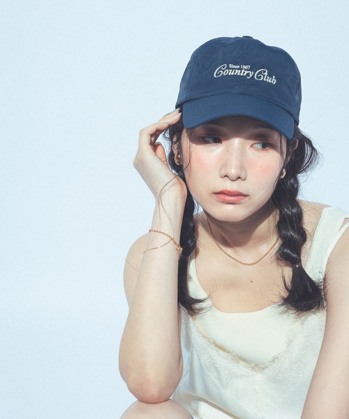 Kappa(カッパ)の「≪Kappa×and ST ウェルネスクラブ≫キャップ(キャップ・レディース・グリーン/ラベンダー/ネイビー/ベージュ・FREE)」の9枚目の写真
