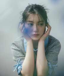 NATURAL BEAUTY BASIC | シャツドッキングケーブル半袖ニット(ニット/セーター)
