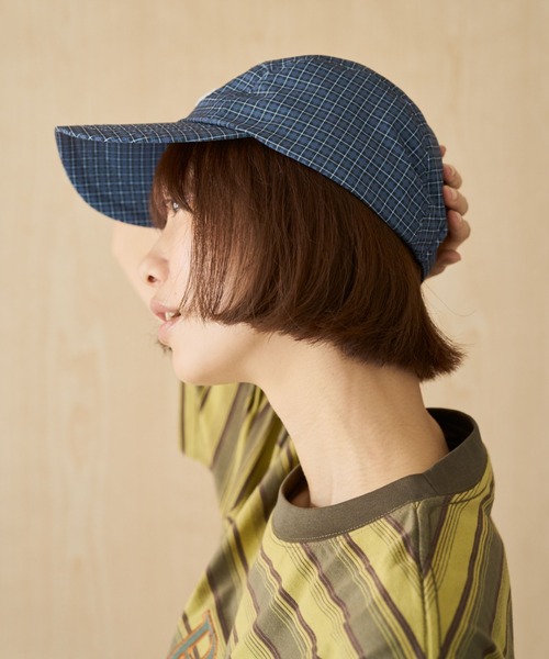 BROKEN BASE（ブロークンベース）の「ナイロンテックアノラックキャップ（キャップ・メンズ・ネイビー系/ブルー系/ブラック系・フリー）」の7枚目の写真