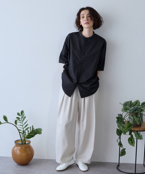 Libra Cue（リブラ キュー）の「サーカスイージーパンツ（その他パンツ・レディース・ピンク/ネイビー/ベージュ/グレー/ブラック/アイボリー・MEDIUM/SMALL）」の9枚目の写真