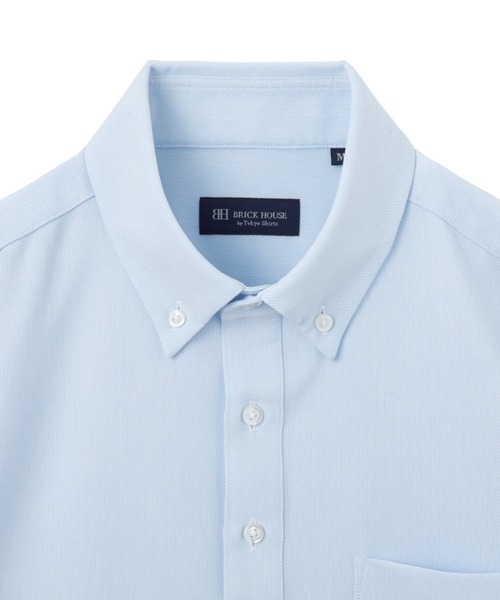 TOKYO SHIRTS(トウキョウシャツ)の「【通販限定】 ビズポロ COFREX 半袖ポロシャツ(ポロシャツ・メンズ・サックスブルー・L/LL/S)」の6枚目の写真