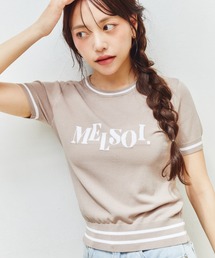 MELSOI.ロゴニットトップス