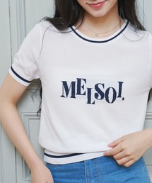 MELSOI.ロゴニットトップス