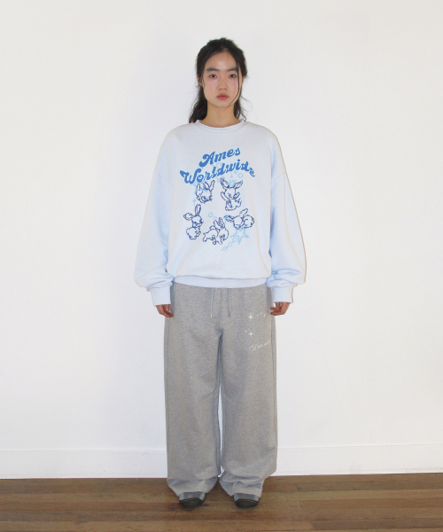 AMESWORLDWIDE（アメスワールドワイド）の「52 HOTFIX SWEAT PANTS GREY（スウェットパンツ・レディース・その他・SMALL/LARGE/MEDIUM）」の3枚目の写真