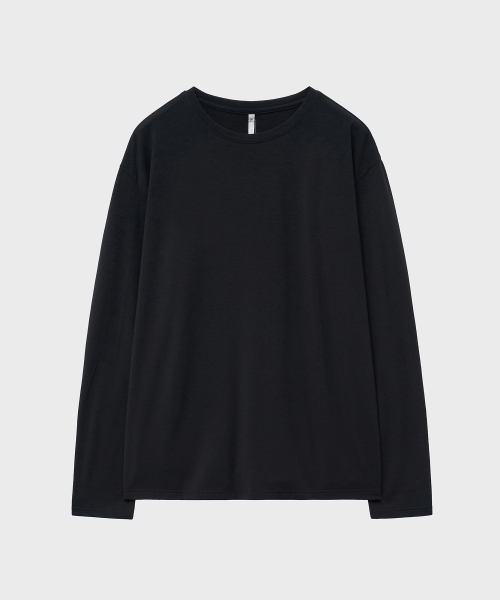 NOIRER(ノイア)の「ブラシドクルーネックTシャツ(ブラック)(Tシャツ/カットソー・メンズ・その他・48/50/52)」の2枚目の写真