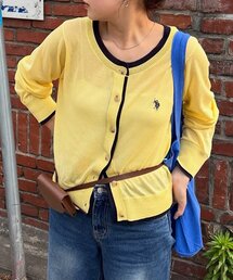 U.S. POLO ASSN. | フェイクレイヤードシアーカーディガン(カーディガン/ボレロ)