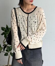 U.S. POLO ASSN. | フェイクレイヤードシアーカーディガン(カーディガン/ボレロ)