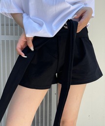 ROGER AND RAW | 腰巻きフェイクレイヤードショートパンツ(その他パンツ)