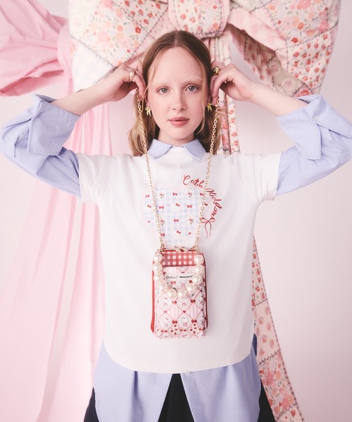 ヒグチユウコ こはる チロリアンリボン ポーチ ユナイテッドアローズ ポーチ HELLO KITTY × UNITED ARROWS＞リボン ポーチ（ポーチ）｜UNITED