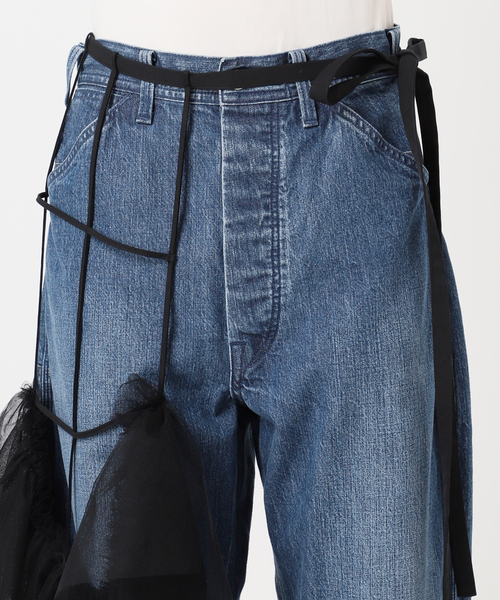 CITYSHOP(シティーショップ)の「MARGE 別注 TULLE BONE WRAP スカート(スカート・レディース・ブラック・34)」の9枚目の写真
